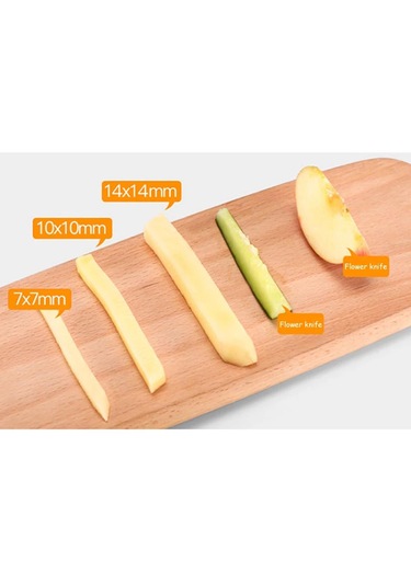 Suntek Patates Kesici Yedek Parçalar Kesme Makinesi 3cmx2cmx2cm Gri Diğer