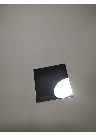 Dekoratif Flex Ayna 7,57,5 Kare Yapışkanlı 10 Lu Şeffaf