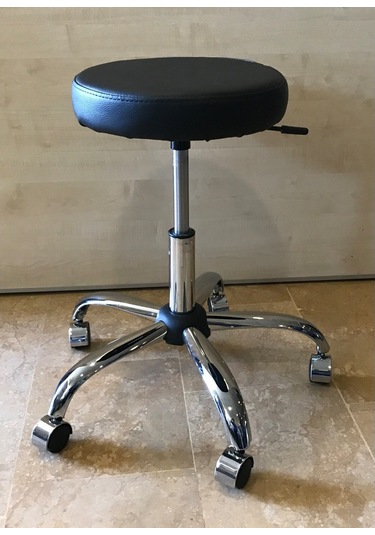 Dekofis Krom Metal Ayaklı Tabure