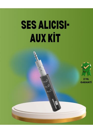 Hızlı Şarjlı Bluetooth Ses Alıcısı Ev, Araç Ve Ofis İçin