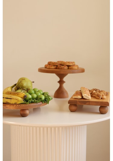 3 Lü 25/14 Cm. Mummy, 25 Cm Risus Ve 17x25 Cm Risus Ahşap Sunum