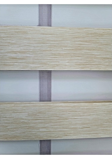 Bbb Bambu Kumaş Stor Zebra Perde Sert Plastik Kasalı