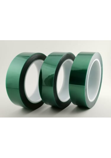 30 Mm X 66 Mt (±1 Mt) 0,60 Micron-Isıya Dayanıklı Yeşil Bant