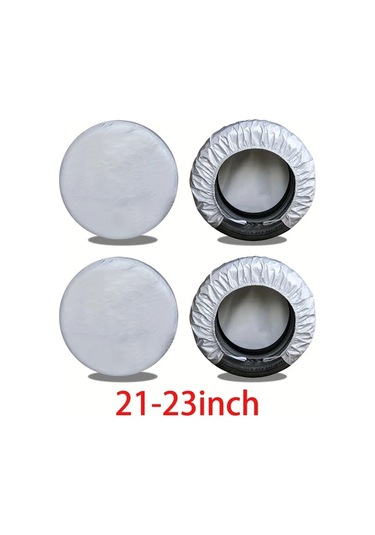 Dashanshop 21-23 İnç 4 Parça Araba Lastik Kılıfı Sedan Karavan Suv Dayanıklı Koruma
