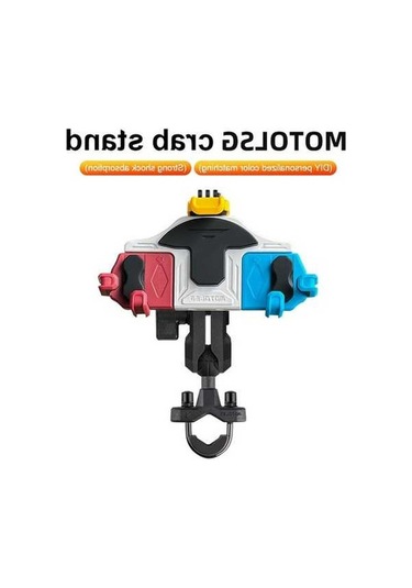 Wondernest Motoslg Yengeç Motosiklet Telefon Kelepçe Braketi O-tipi Sarı Mavi Beyaz Aksesuar Sarı Mavi Beyaz