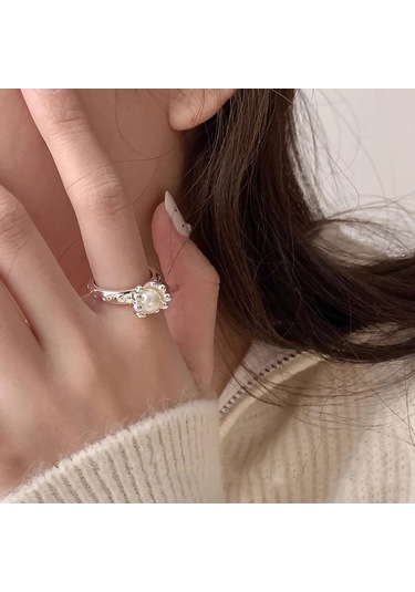 Kadınlar İçin Özel Olarak Tasarlanmış Benzersiz Düz Bantlı Yüzük No.55 Çok Renkli