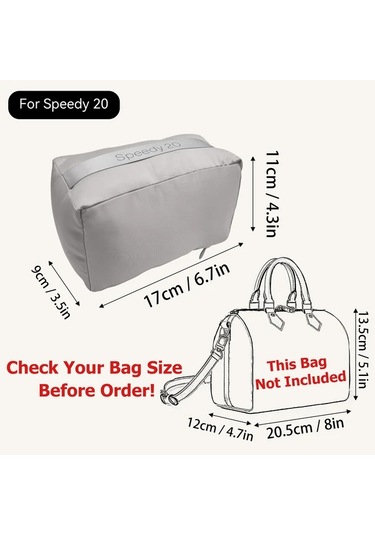 Fochsia Speedy 30 İçin Şık El Çantası Yastık Düzenleyici Hafif Kumaş Dolgu Yapı Bozulmasını Önler Ahşap