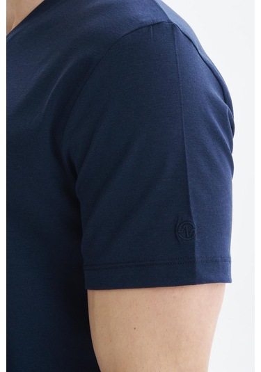 Arma Erkek Regular Fit Basic Süprem V Yaka Tişört Y29344472102 Lacivert