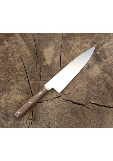 Şef bıçağı Profesyonel El yapımı Özel Üretim HGESF01 Ahşap