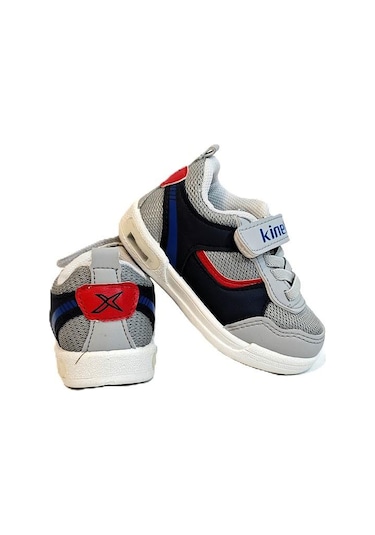 Kinetix Hornet Fx Gri Cırtlı Bebe Erkek Çocuk Spor Ayakkabı Gri