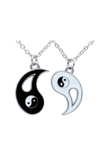 Jwl Ying Yang Kolye Sevgiliye ... Gri