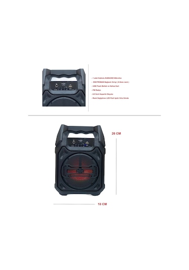 Greatnice GTS 1283 Bluetooth Hoparlör