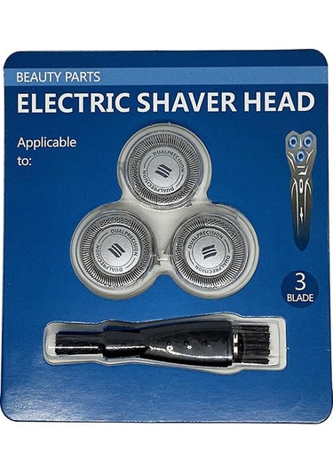 3 Adet Hq8 Bıçak Yedek Başlığı Pt730, Pt735, Pt860, Pt870, At750, At751, At890, At891, Hq7120 Elektrikli Tıraş Makineleriyle Uyumlu