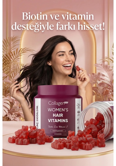 Collagen Forte Gummy Women S Hair Vitamins 60 Tablet