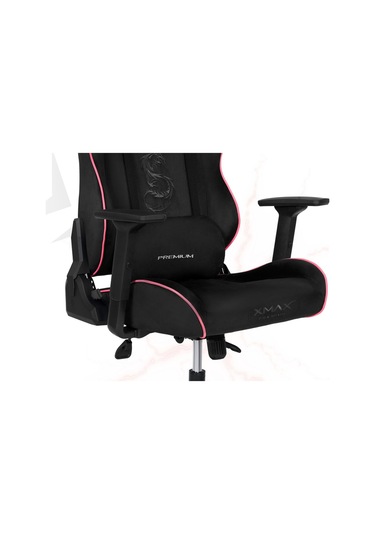 Rio Balerion Terletmez Kadife Kumaş Siyah Gaming Oyuncu Koltuğu - 21 Siyah