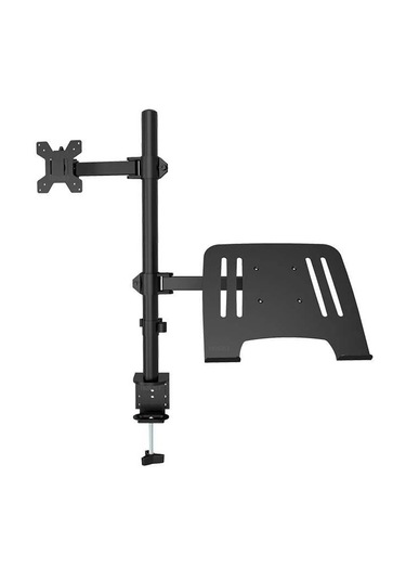 Techtic Ergonomik Çift Kol Monitör Laptop Tutucu 360 Dönen 10-32