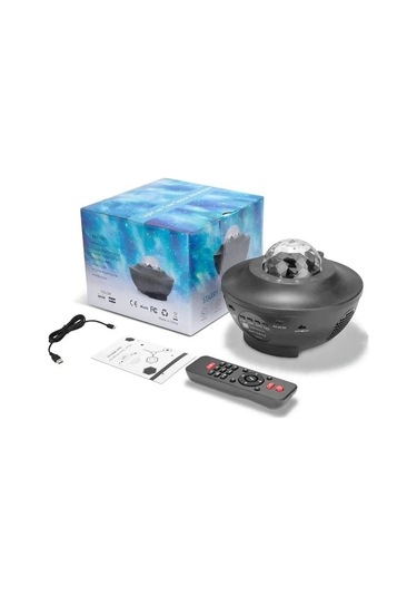Müzikli, Bluetooth Bağlantılı, Işık Küresi 5468 Renkli