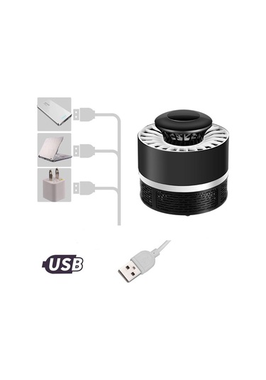 Kosona Ev İçin Fiziksel Usb Elektrikli Led Işıklı Sivrisinek Tutucu - Beyaz Mwd005 Modeli