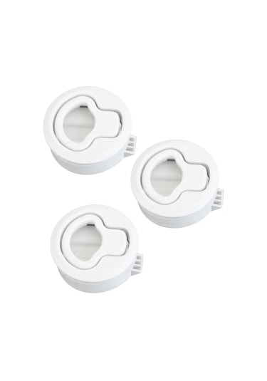 Suntek Magideal Gömme Soyunma Çekme Mandalı 3 Adet Beyaz