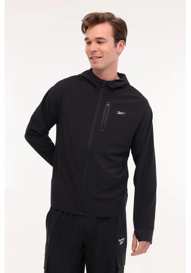 Reebok Erlıng Runnıng Jacket 102050498 Erkek Rüzgarlık Siyah S-xxl Siyah