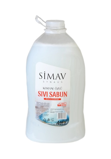 Simav Synaus Kestane Özlü ve Termal Sulu Sıvı Sabun 4 L