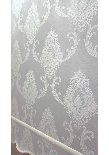 1.Kalite N11 Özel Osmanlı Motifli Çift Mekanizmalı Tül Stor Perde