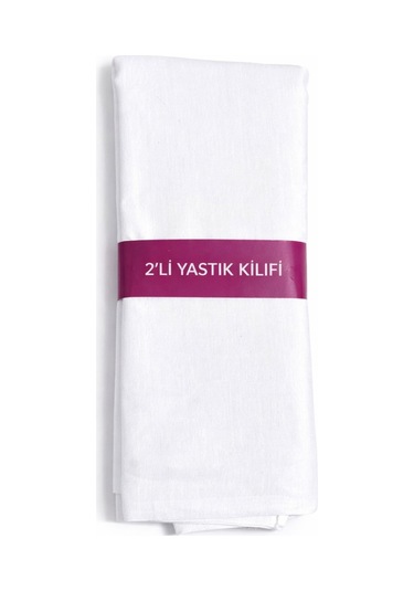 4'lü Pamuklu 50x70 Yastık Kılıfı Beyaz