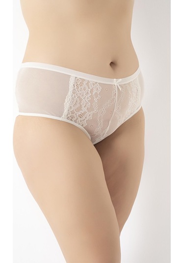 Kadın Büyük Beden Dantelli 4'lü Paket Külot Asorti-2 C4t0n5o408 001