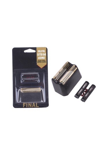 Wahl 8164 Tıraş Bıçağı Folyo Başlığı İçin Tıraş Makinesi Folyo Kesici, Siyah-altın