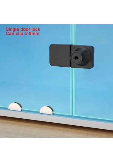 Paslanmaz Çelik Donanım Güvenlik Dolabı Ekran Kilidi Cam Kapı Kilitli Dolap Kapı Kilidi Lockset Style 5