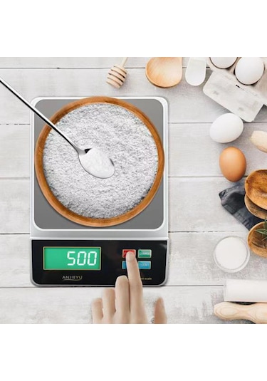 Suntek Su Geçirmez Dijital Mutfak Terazisi Lcd Ekran Yüksek 6kg 0.5g