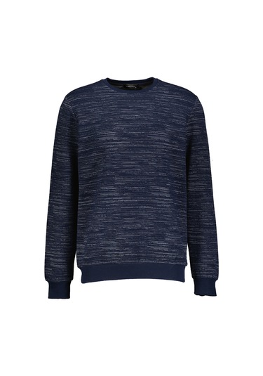 Finesuits Erkek Jakarlı Sweatshirt 242209006.jkoyr Lacivert
