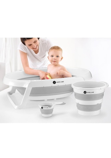 Safe Line Katlanır Bebek Banyo Seti 5'li
