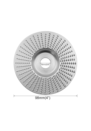 Yifomall 4 İnç Açılı Taşlama Diski, Yüksek Karbon Çelik Ahşap Şekillendirme Ve Kesme Aracı, 5/8" Arborlu