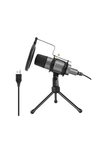 Lemestar Profesyonel Usb Mikrofon - Oyun, Podcast, Kayıt Ve Konferanslar İçin Yüksek Kaliteli Ses