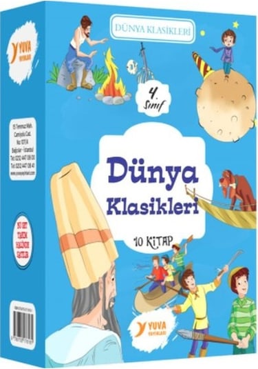 4. Sınıf Dünya Klasikleri Serisi (10 Kitaplık  Set)