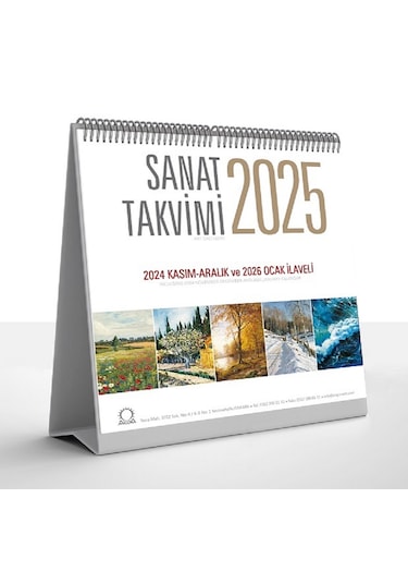 Sanat Takvimi 2025 Masa Takvimi