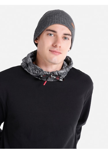 Colin's Colins Regular Fit Baskılı Kapüşonlu Siyah Erkek Sweatshirt Cl1064778 Siyah Colin's Colins Regular Fit Baskılı Kapüşonlu Siyah Erkek Sweatshirt Cl1064778 Siyah