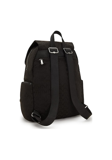 Kıplıng City Zip S Küçük Boy Sırt Çantası Siyah Black Sıgnature Jq Siyah