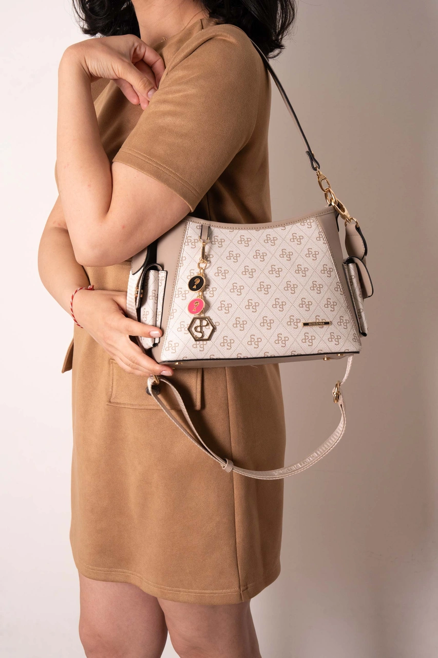 Silver Polo Kadın Omuz Çanta 1183 Bej