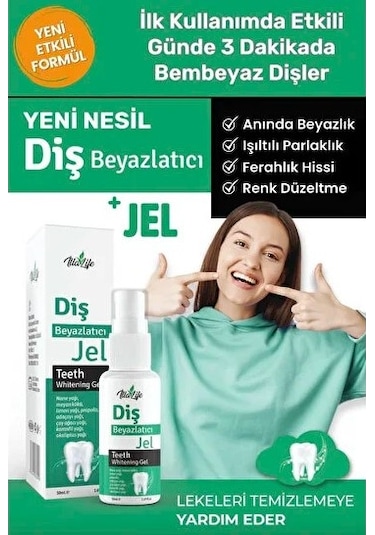 İlla Life Whitening Expert Hızlı Etkili Diş Beyazlatıcı Jel 50 ML
