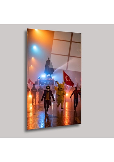 Saraçhane Kahramanları - Cam Tablo - Deg0303