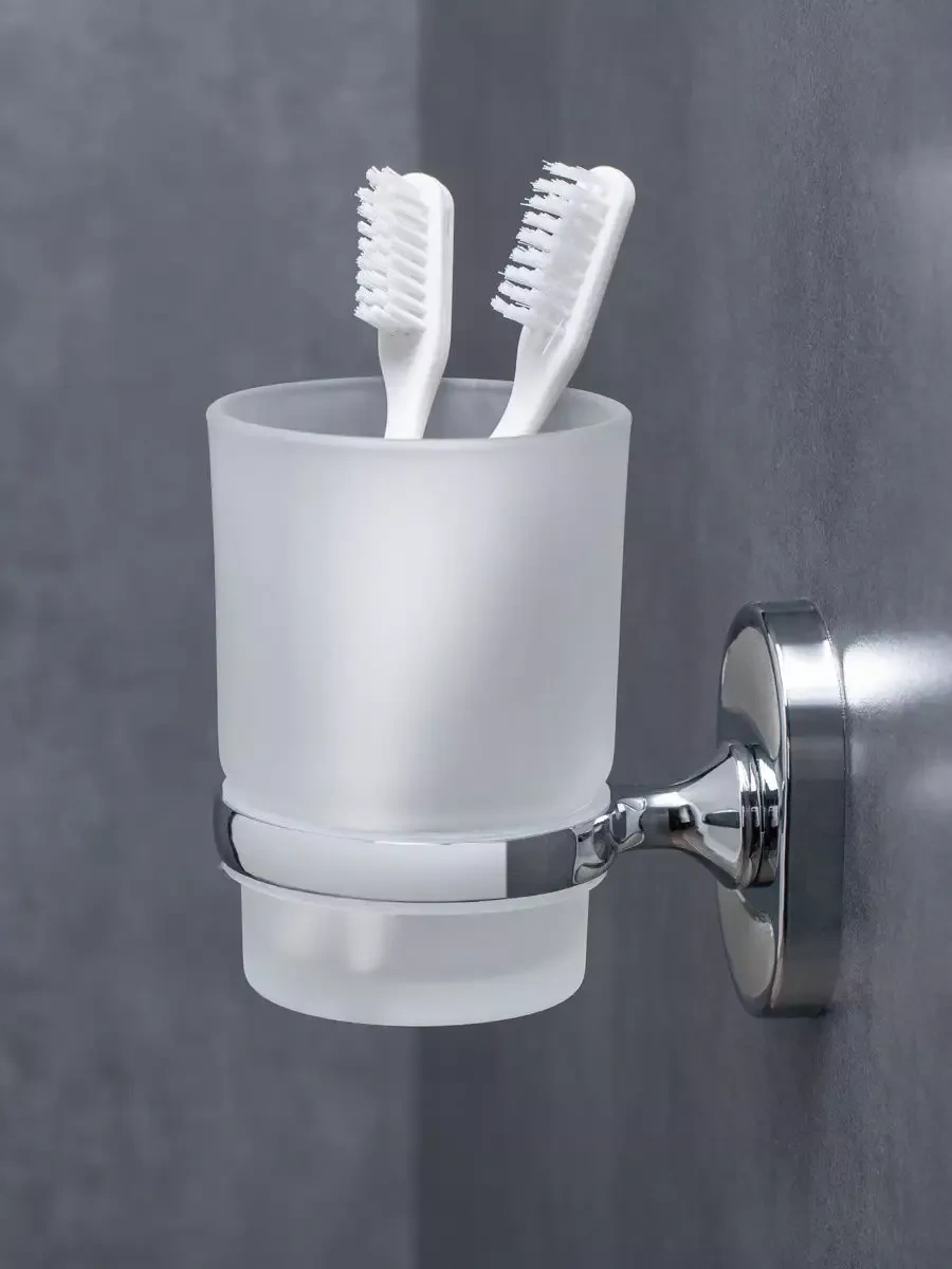 Potato Duvar Tipi Diş Fırçası Bardağı 233165030 Krom