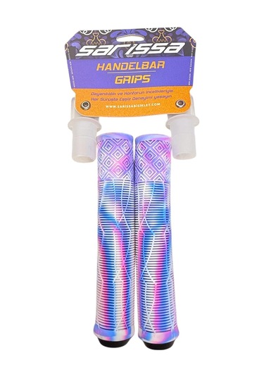 17 Cm Mtb Bmx Freeride Elcik Silikon Bisiklet Elcik Kaymaz Yapı Dirt Jump Bisiklet Elciği Beyaz Mor Mor - Pembe