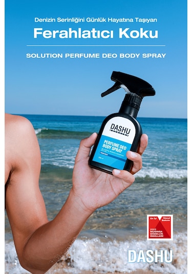 Dashu Solution Perfume Deo Body Spray Fresh Blue