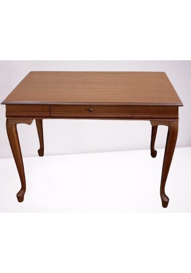 Çalışma Masa-berjer 90395 St Sandalye Kelebek Klasik Ceviz Keten Kumaş Aslan Ayak