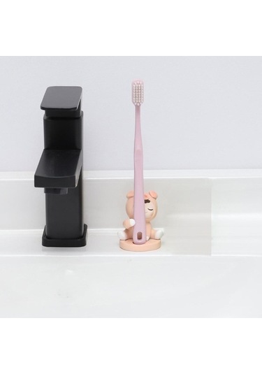 Pazly Vanity Tutucu Suntek Sevimli Pig Diş Fırçası Otel İçin Pr Diğer