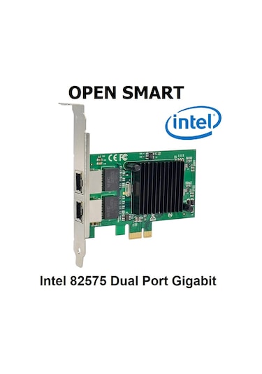 Open Smart OPS01G42NT Dual 2 Port 1 GB PCI-E X1 Ethernet Kart