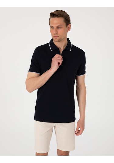 Pierre Cardin Erkek Lacivert Tişört 50307516-vr033 Lacivert