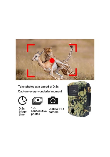 Pr600c 20mp 1080p Hd Kızılötesi Kamera Açık Hava Avcılık Kamerası 38 Kızılötesi Işık İzleme Kamerası Çok Renkli